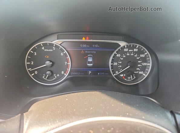 1N4BL4BV7LC129779 2020 NISSAN ALTIMA Black Вид щитка приладів