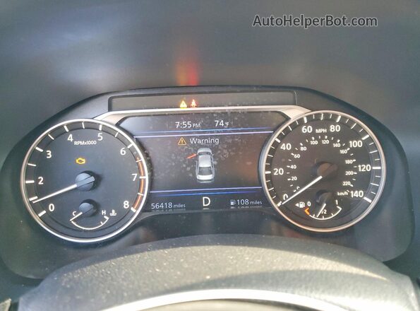 1N4BL4BV7LC179145 2020 NISSAN ALTIMA White Instrument cluster view