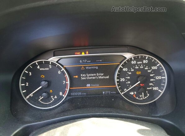 1N4BL4BV7LC212189 2020 NISSAN ALTIMA Blue ხელსაწყოთა პანელის ხედი