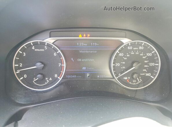 1N4BL4BV7LC278788 2020 NISSAN ALTIMA Black Вид щитка приладів