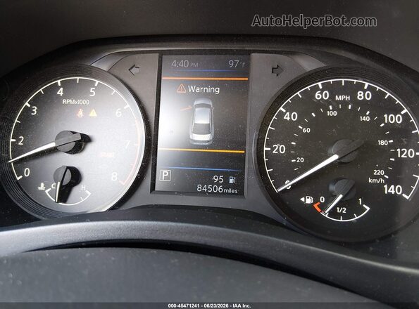 1N4BL4BV7MN346853 2021 NISSAN ALTIMA Black უკანა სავარძლების ხედი