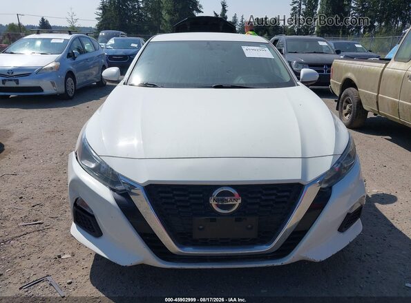 1N4BL4BV8KC149795 2019 NISSAN ALTIMA White Widok zestawu wskaźników