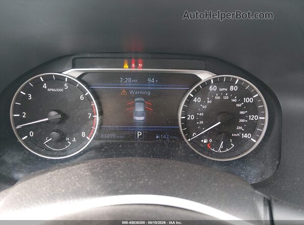 1N4BL4BV8LC199954 2020 NISSAN ALTIMA Серебряный Вид задних сидений