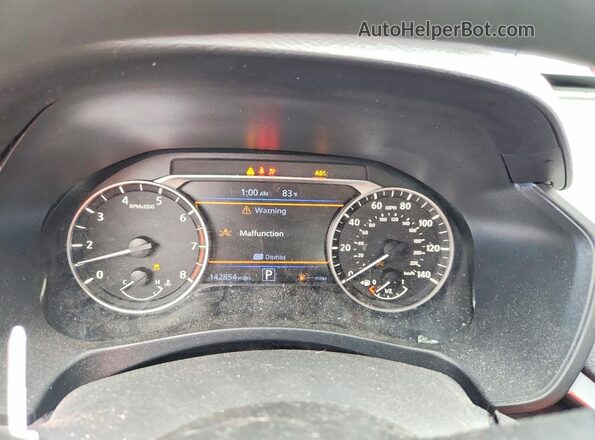 1N4BL4BV8LC208751 2020 NISSAN ALTIMA Серебряный Вид щитка приборов