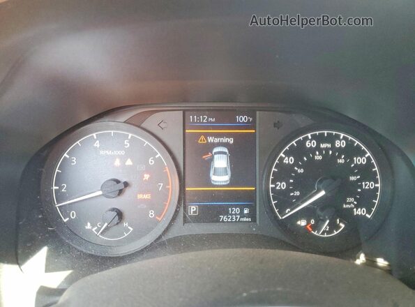 1N4BL4BV8MN336493 2021 NISSAN ALTIMA Black Instrument cluster view