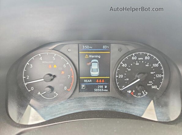 1N4BL4BV8RN316879 2024 NISSAN ALTIMA Silver Вид щитка приладів