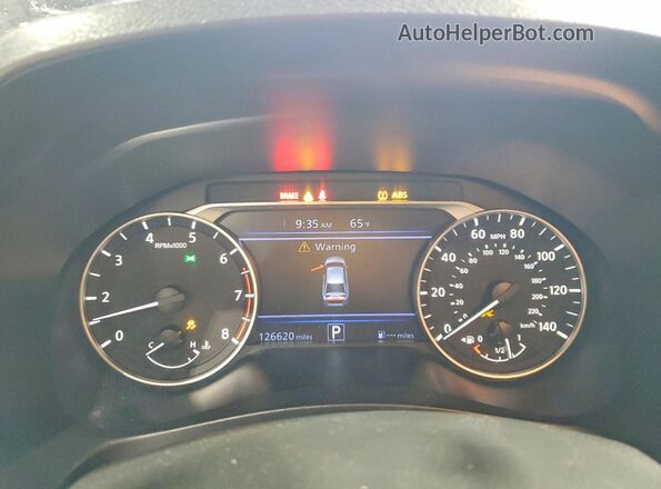1N4BL4BV9LC134076 2020 NISSAN ALTIMA Черный Вид щитка приборов