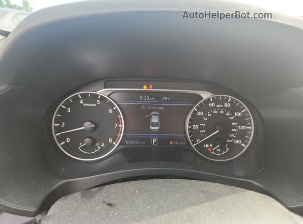 1N4BL4BV9LC179065 2020 NISSAN ALTIMA White Vista del cuadro de instrumentos