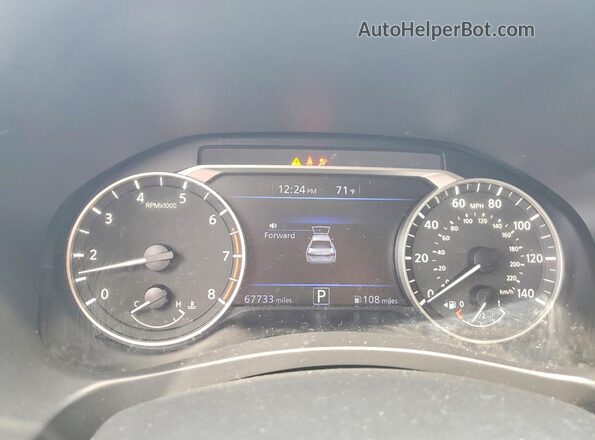 1N4BL4BV9LC254556 2020 NISSAN ALTIMA Silver Widok zestawu wskaźników