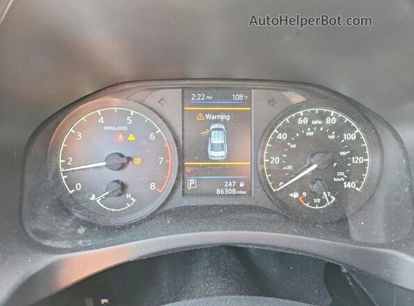 1N4BL4BV9MN313689 2021 NISSAN ALTIMA Белый Вид щитка приборов