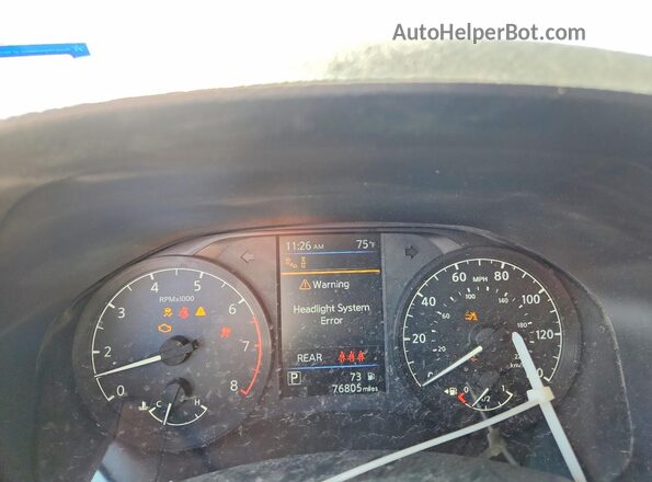 1N4BL4BV9PN400268 2023 NISSAN ALTIMA White ხელსაწყოთა პანელის ხედი