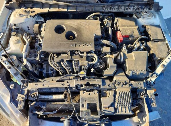 1N4BL4BVXKC256797 2019 NISSAN ALTIMA Белый Вид задней части салона