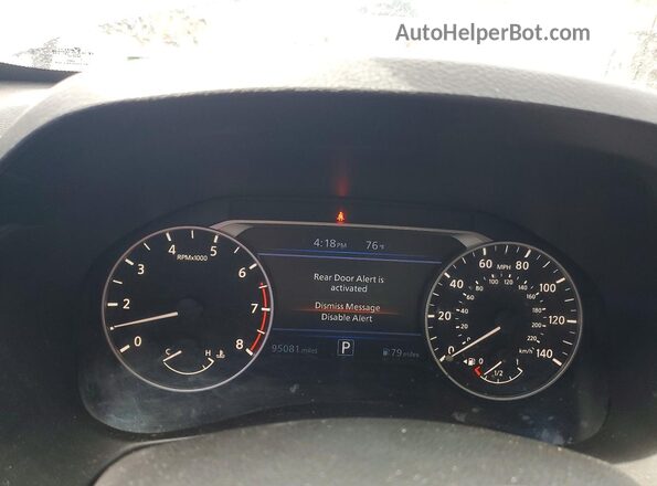 1N4BL4BVXLC142008 2020 NISSAN ALTIMA Blue Vista del cuadro de instrumentos