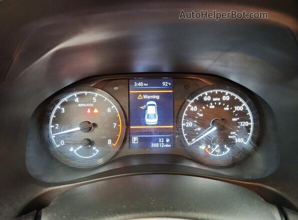 1N4BL4BVXNN366287 2022 NISSAN ALTIMA Gray Instrument cluster view