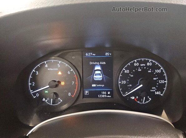 1N4BL4BVXSN327159 2025 NISSAN ALTIMA White Instrument cluster view