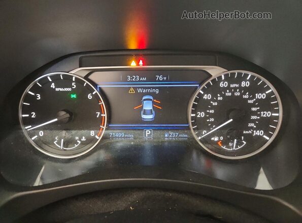 1N4BL4BW6LC169652 2020 NISSAN ALTIMA Silver Instrument cluster view