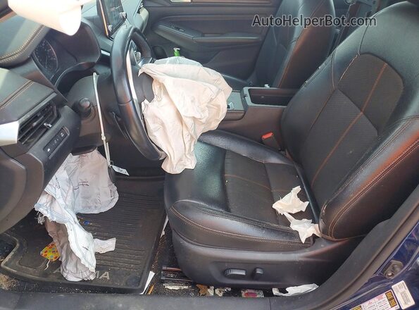 1N4BL4CV0KC186340 2019 NISSAN ALTIMA Blue Widok wnętrza z przodu