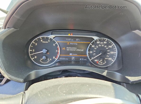 1N4BL4CV0LC267856 2020 NISSAN ALTIMA Black ხელსაწყოთა პანელის ხედი