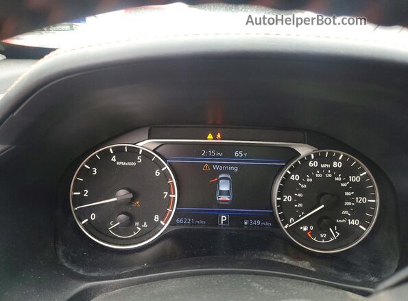 1N4BL4CV0NN345964 2022 NISSAN ALTIMA White Vista del cuadro de instrumentos