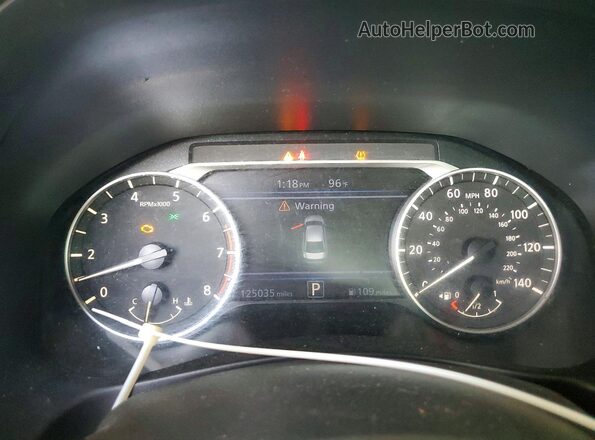 1N4BL4CV1LC283631 2020 NISSAN ALTIMA Красный Вид щитка приборов