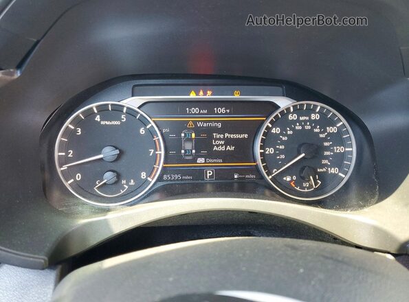 1N4BL4CV1MN317511 2021 NISSAN ALTIMA Blue Вид щитка приладів