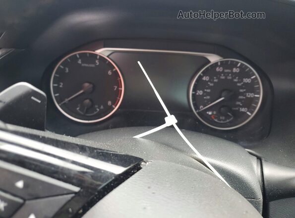 1N4BL4CV1MN327665 2021 NISSAN ALTIMA Black Вид щитка приладів