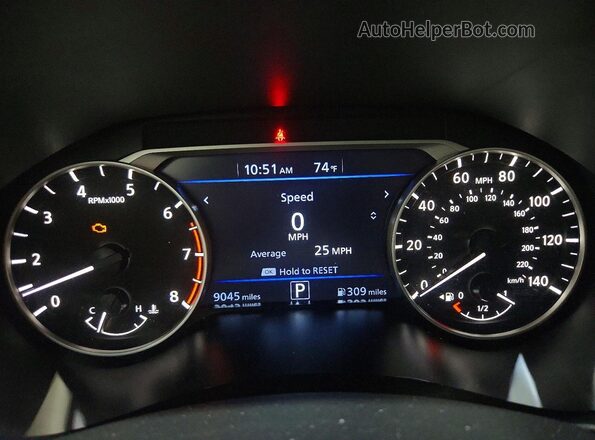 1N4BL4CV1SN430176 2025 NISSAN ALTIMA Серебряный Вид щитка приборов