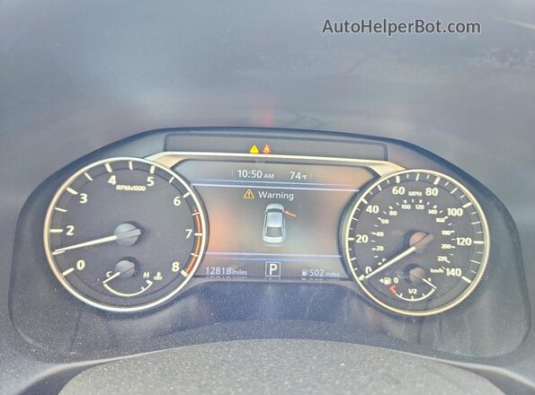 1N4BL4CV1SN431876 2025 NISSAN ALTIMA Белый Вид щитка приборов