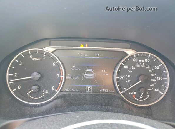 1N4BL4CV2LC251948 2020 NISSAN ALTIMA Белый Вид щитка приборов