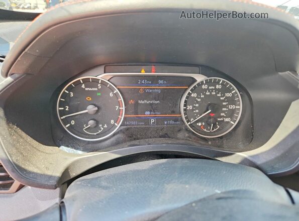 1N4BL4CV2LN309691 2020 NISSAN ALTIMA Silver Instrument cluster view