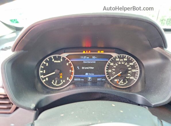 1N4BL4CV2LN309920 2020 NISSAN ALTIMA Gray Instrument cluster view