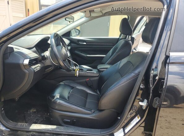 1N4BL4CV2MN370315 2021 NISSAN ALTIMA Черный Вид салона спереди