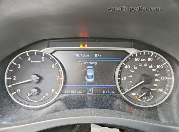 1N4BL4CV2MN370363 2021 NISSAN ALTIMA Black Widok zestawu wskaźników