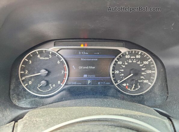 1N4BL4CV2MN370735 2021 NISSAN ALTIMA White Instrument cluster view