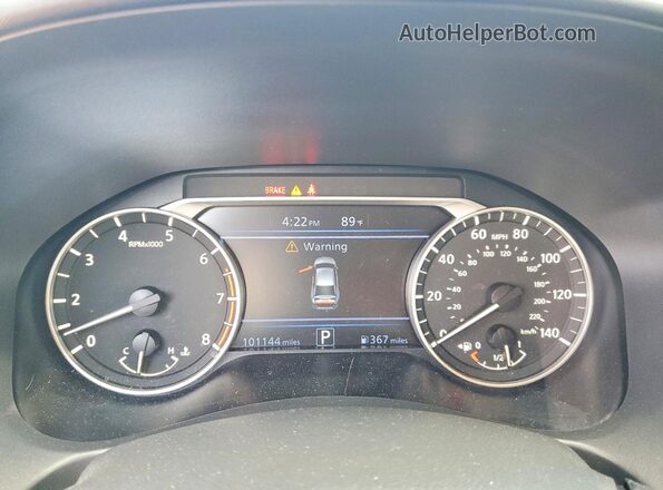 1N4BL4CV2PN355009 2023 NISSAN ALTIMA White Vista del cuadro de instrumentos