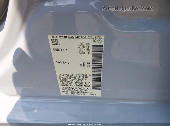 1N4BL4CV2PN366107 2023 NISSAN ALTIMA Gray ძრავის განყოფილების ხედი