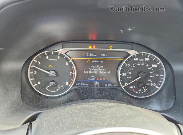 1N4BL4CV2RN300322 2024 NISSAN ALTIMA Black Vista del cuadro de instrumentos