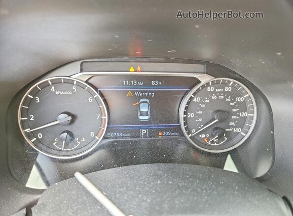 1N4BL4CV2RN411047 2024 NISSAN ALTIMA Blue Вид щитка приладів