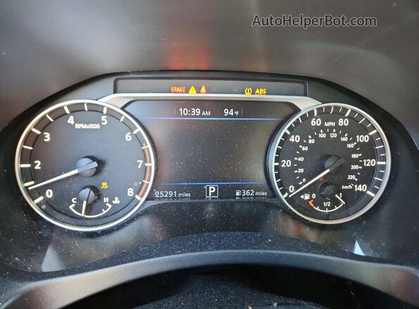 1N4BL4CV3KC119327 2019 NISSAN ALTIMA Black Սարքավորումների վահանակի տեսք