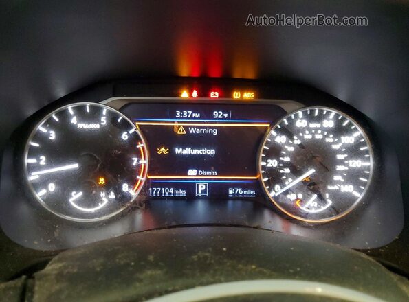 1N4BL4CV3KC131901 2019 NISSAN ALTIMA Gray Vista del cuadro de instrumentos