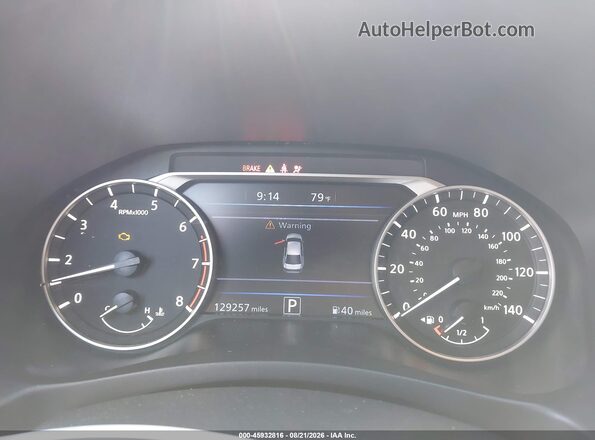 1N4BL4CV3KC170407 2019 NISSAN ALTIMA Blue Widok tylnych siedzeń