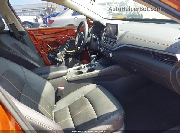 1N4BL4CV3KC196201 2019 NISSAN ALTIMA Orange Вид салону спереду