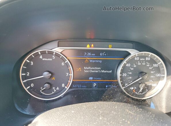 1N4BL4CV3MN400079 2021 NISSAN ALTIMA White ხელსაწყოთა პანელის ხედი