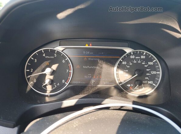 1N4BL4CV3RN302225 2024 NISSAN ALTIMA Красный Вид щитка приборов