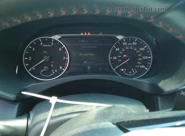 1N4BL4CV4LC172457 2020 NISSAN ALTIMA Blue Vista del cuadro de instrumentos