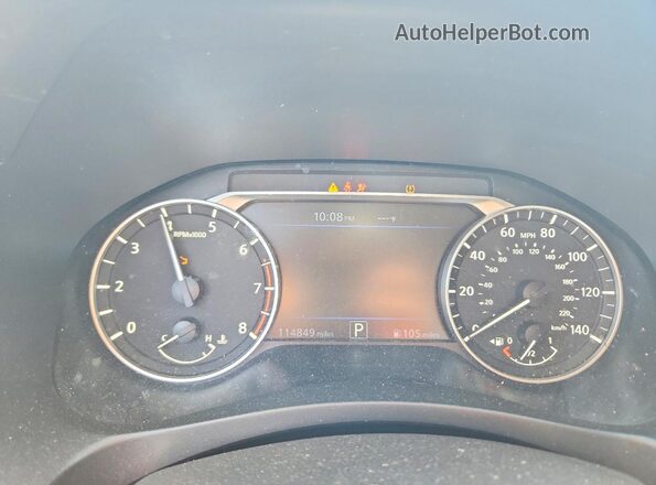 1N4BL4CV4LC188450 2020 NISSAN ALTIMA Серый Вид щитка приборов