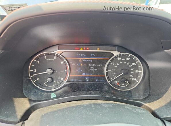 1N4BL4CV4MN325666 2021 NISSAN ALTIMA Blue Instrument cluster view