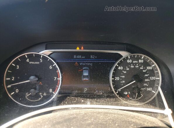 1N4BL4CV4NN326592 2022 NISSAN ALTIMA Gray Instrument cluster view