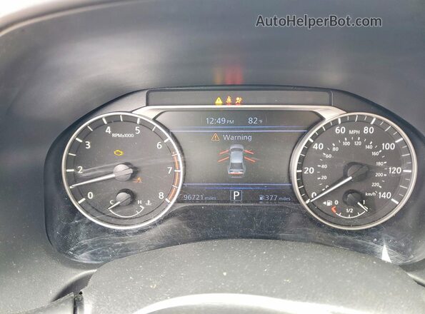 1N4BL4CV4NN374447 2022 NISSAN ALTIMA Blue Widok zestawu wskaźników