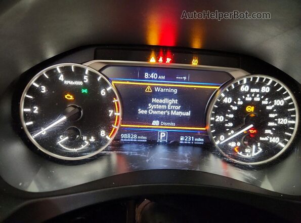 1N4BL4CV5KC197303 2019 NISSAN ALTIMA Gray Vista del cuadro de instrumentos